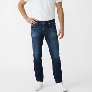 AG Adriano Goldschmied The Graduate Tailored Leg Mens Dark Wash Jeans 36x33‎ USA